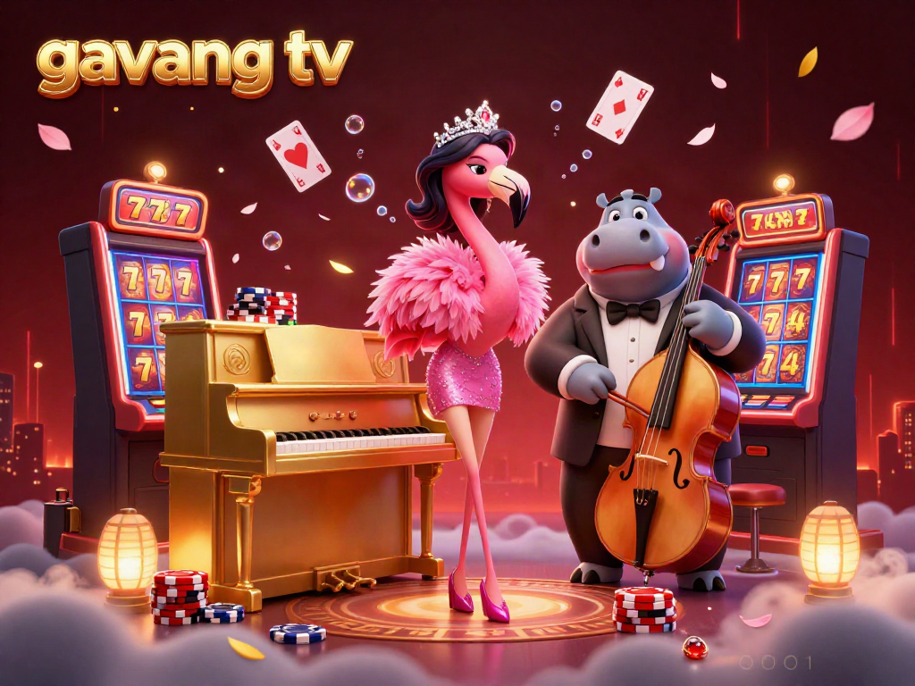 Experience the thrill of gambling with gavang tv features vibrant casino visuals showcasing dynamic characters and elements.