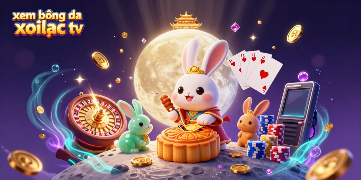 Experience xem bóng đá xoilac tv with an immersive 3D scene showcasing vibrant casino elements.