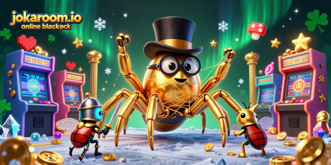 Experience the excitement of jokaroom.io online blackjack with dynamic casino characters and vibrant game elements.