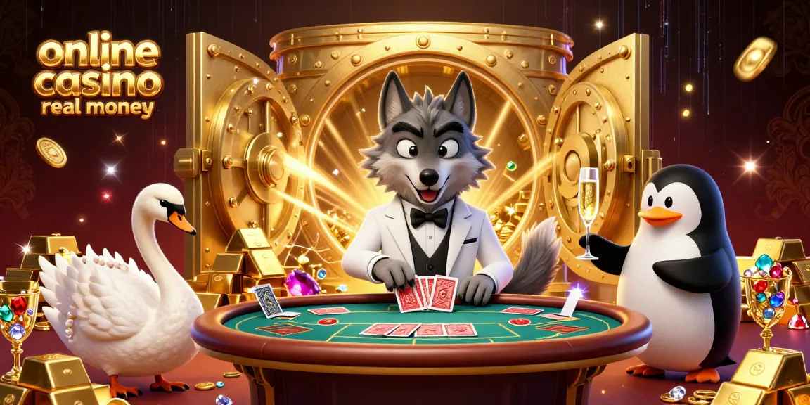 Engage in real money gaming at an online casino real money with vibrant 3D characters and rich treasures.